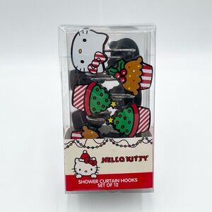 Hello‎ Kitty Christmas Holiday Shower Curtain Hooks
